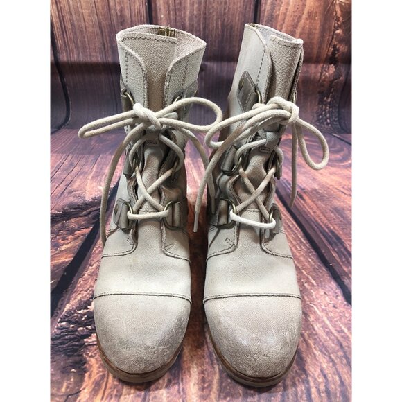 Sorel Joan of Arctic Tan Waterproof Boots NL2213-212 Womens 6.5 (w7o) - Picture 2 of 10